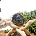 Black Rutilated Tourmaline in Clear Quartz